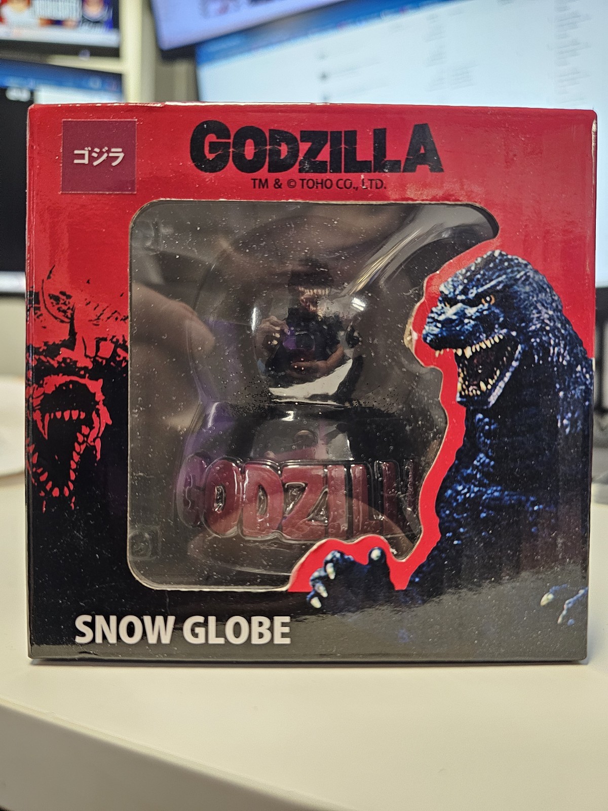 Godzilla 2020 Snow Globe Godzilla Dome 90mm Figure Ornament Statue Toho Folkart