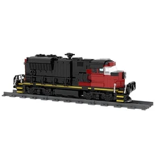 Compatible Cargo Train EMD SD70M 2 CN Train Model for Kids Gift Collection