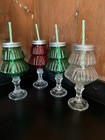 Christmas Tree Sippers Redneck Hillbilly Drinking Glasses Lot of 4 Holiday Cheer — photo 1