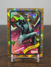 2025 Topps Chrome Marvel Sapphire Blade Gold /50 #126