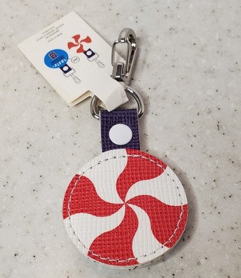 Aldi Quarter Holder Keychain Peppermint Candy Cart Token Keeper New With Tags...