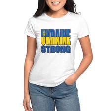 CafePress Ukraine Strong Women's Value T Shirt Women's T-Shirt 904765973