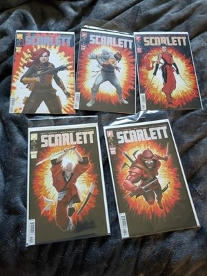 Scarlett #1, 2,3,4,5 1:25 Variant COMPLETE SET  2024 Image