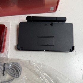 Nintendo 3DS CTR-001 Flame Red Handheld Video Gaming Console with Accessories