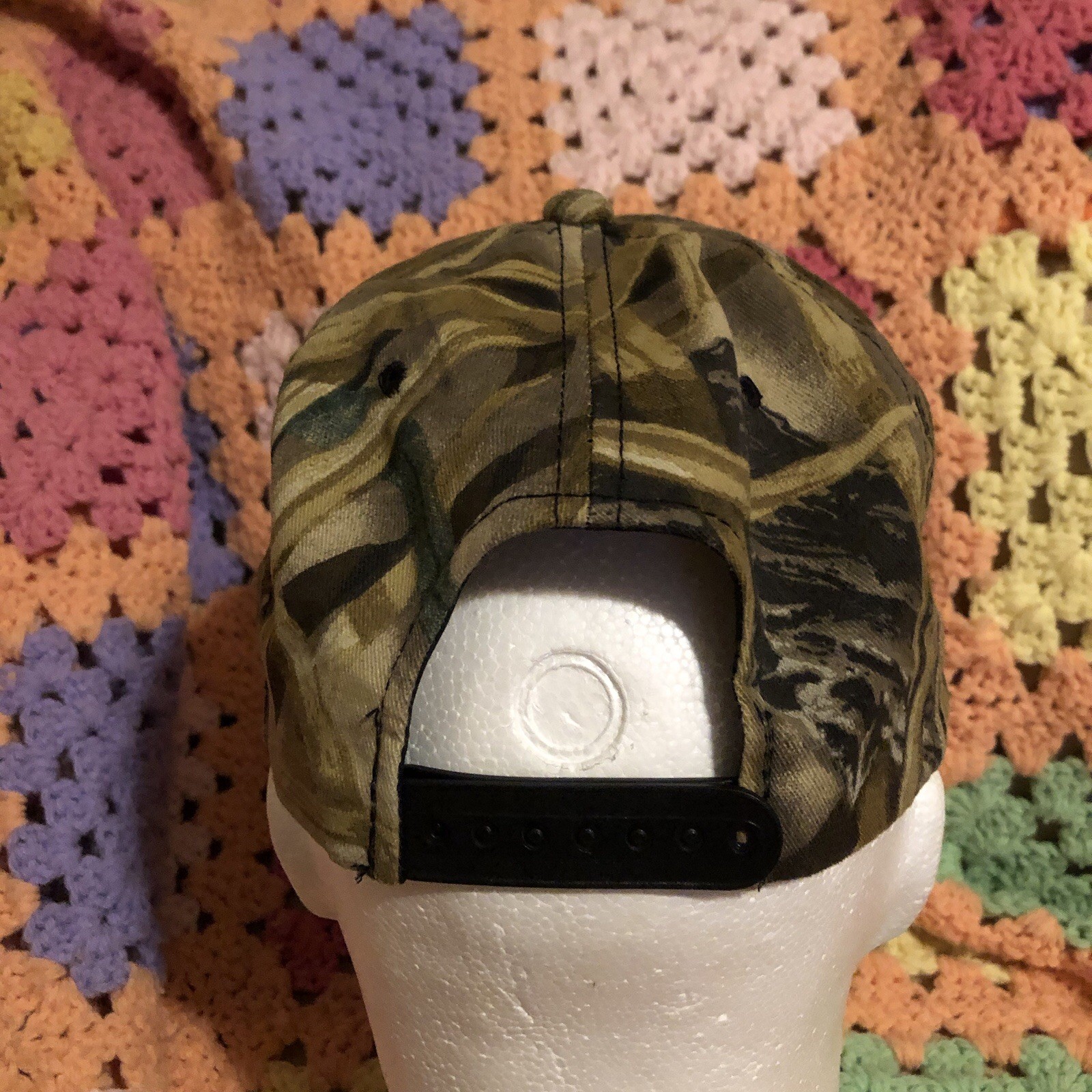 Throwback camo Devall SnapBack hat one size fits … - image 2