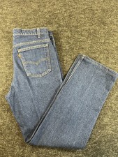 Vintage 80s Levi's 517 Orange Tab Jeans Men 36x34 USA Bootcut Altered Hem 