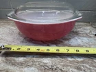 Vintage PYREX 2 Qt Pink Flamingo Round Casserole Dish #024 W/Glass Lid 624C, USA