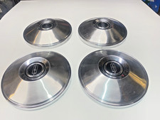1964-1972 Set Of 4 Oldsmobile 442 Cutlass F85 Dog Dish Poverty Hubcaps 10.5 Old 1964-1972 Set Of 4 Oldsmobile 442 Cutlass F85 Dog Dish Poverty Hubcaps 10.5 Old