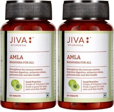 Jiva Amla Tablets 500mg 240 Tablets  100 Herbs Used, Rich In Vitamin C  Rich