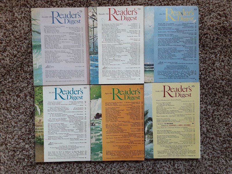 Vintage Reader's Digest, Lot of 12