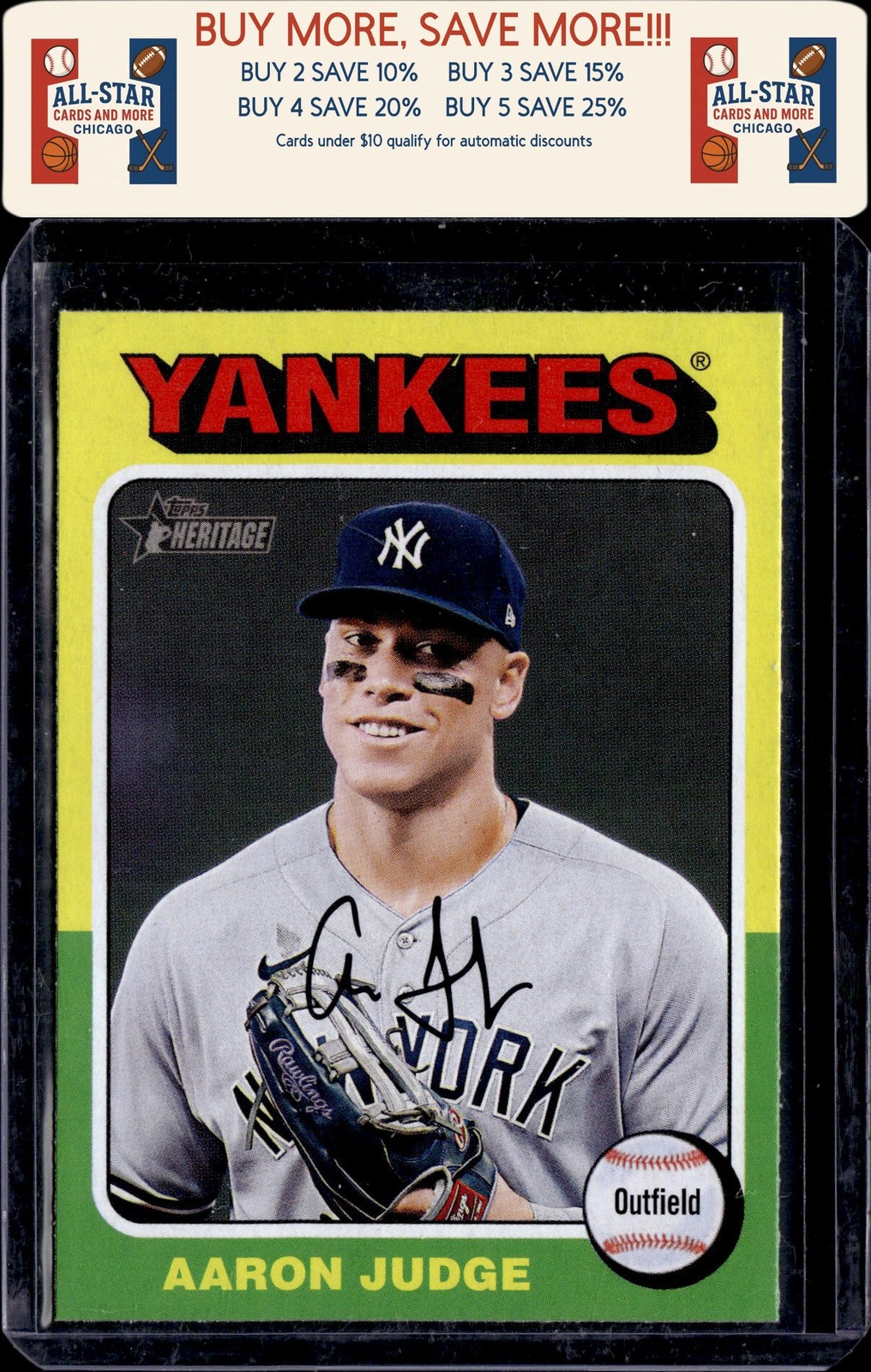 2024 Topps Heritage #112b Aaron Judge New York Yankees