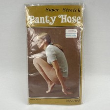 Vintage 70s Super Stretch Annabel Panty Hose OS Inca 670 Nylon Hosiery Tight