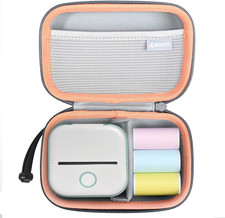 Hard Case for Mini Sticker Printer Memoking T02/Phomemo T02 (Case Only)