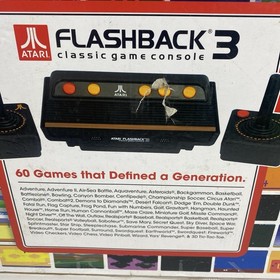 Atari Flashback 3 Classic Game Console with OG Box, Joysticks, & Cords Fast Ship
