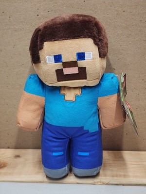Mattel Minecraft Steve 8'' Plush NWT