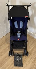 GB Pockit + & GB Raincover - Ultra Compact Stroller Travel Pushchair - Blue 💙