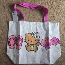 Aloha Collection Hello Kitty Icons DFS Hawaii Exclusive Reversible Tote Bag