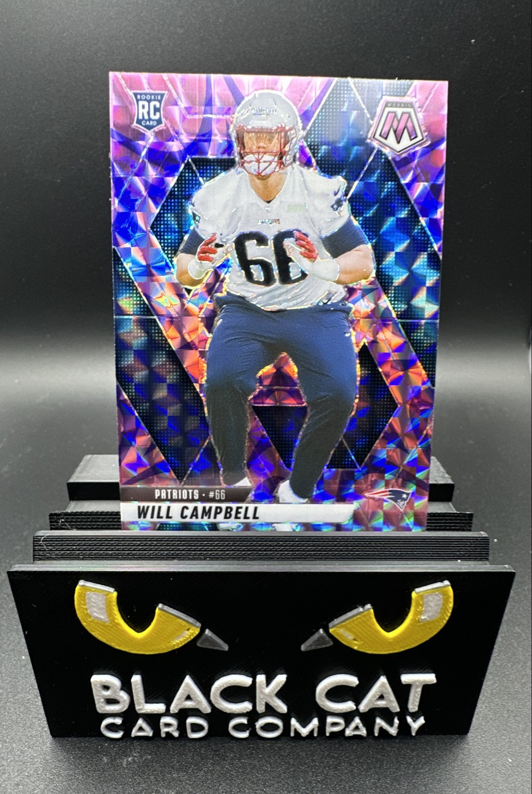 2025 Panini Mosaic - Rookies Will Campbell #378 Reactive Purple Mosaic Prizm...
