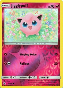 Jigglypuff 41/68 - REVERSE HOLO - Hidden Fates - NM