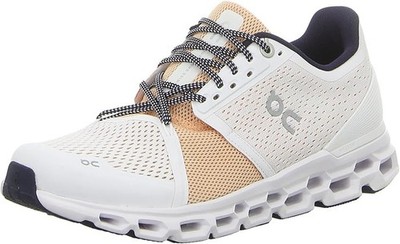 29.99771 ON Running Women's Cloudstratus Sneaker Shoe White/Almond Size 9