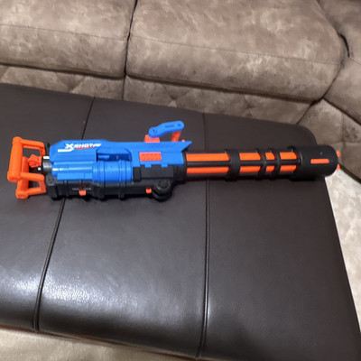 NERF N-Strike Elite Longshot CS-6 Blaster Blue/Orange 2012 MPN A9805