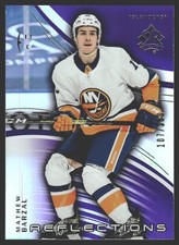 Mathew Barzal #29 2020-21 UD Triple Dimensions Reflections Amethyst SN/300