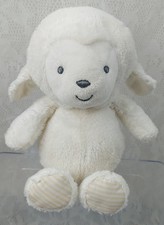 Carter's Precious First Lamb Sheep White Baby Rattle Crinkle Plush Stuffed Lovey