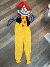 It The Movie Pennywise the Clown Complete Costume Adult SM /MD New