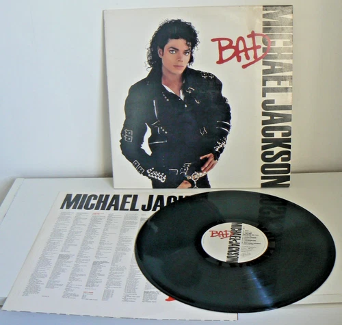 Michael Jackson Bad EX/VG+  Vinyl LP Album 1987 Epic 450290-1