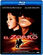 Zorro NEW Cult Blu-Ray Disc Duccio Tessari Alain Delon