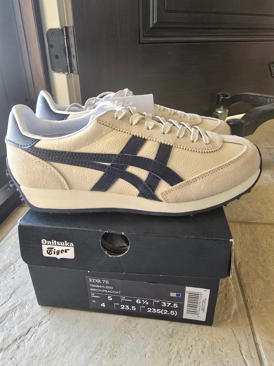 Onitsuka Tiger EDR 78 BIRCH/PEACOAT For Unisex Size 5 Women 6.5 EU