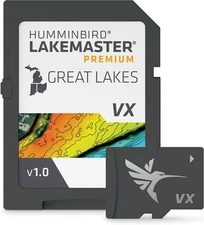 Humminbird LakeMaster Premium Great Lakes V1 One Boat Network VX Tech USED