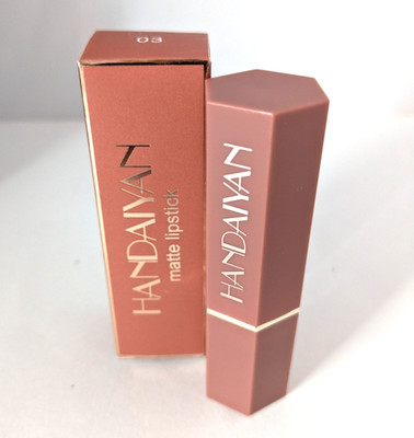 Handaiyan Velvet Matte Lipstick Shade 03 (H1001) Long-Lasting   New in Box