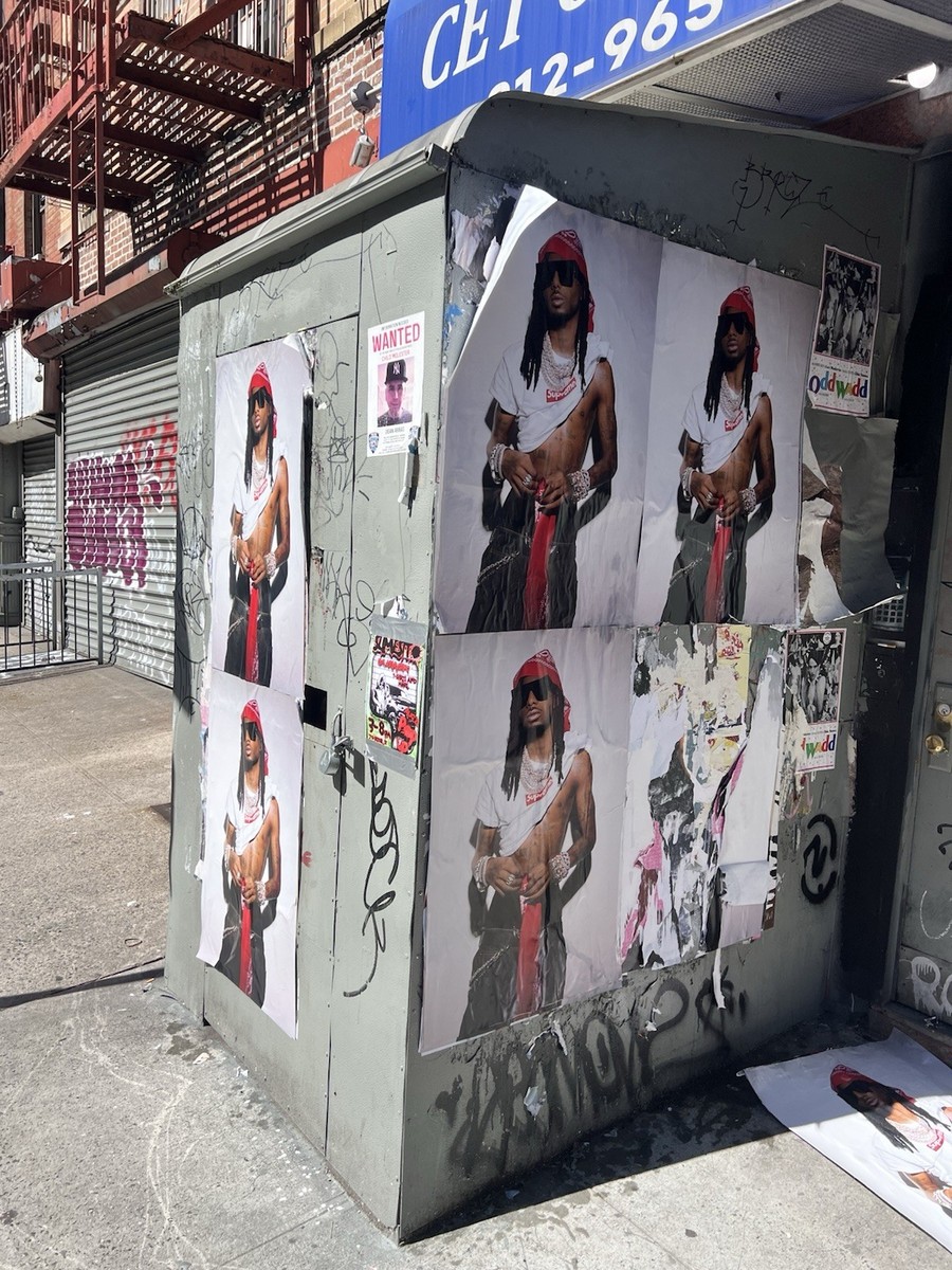 supreme Playboy carti ポスター NEW Supreme x Playboi Carti poster in Soho, New York | eBay