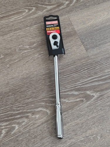 Sears Craftsman Professional Tools USA 3/8 Drive Extra Long Handle Ratchet NOS