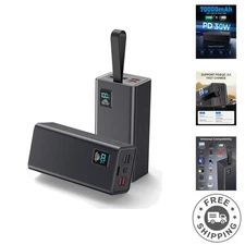 Lightweight 70000mAh Portable Charger - 30W Fast Charging for Outdoor Adventures