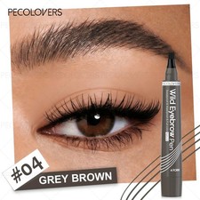 4 Tip Waterproof Eyebrow Pen Microblading Liquid Brow Pencil 5 Colors