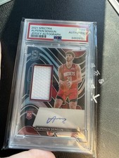 2021-22 Panini Spectra - Alperen Sengun #201 Rookie Patch Auto /99