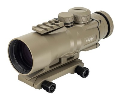TRYBE Optics 5x36mm Compact Prism Scope Red Dot Sight, 36mm Tube