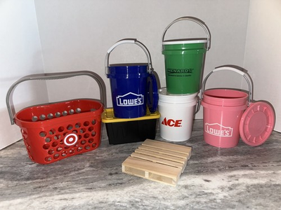 #ad Miniature Bucket Mini Teeny Tote Lowe’s Menards ACE Hardware Target SHIPS FAST $55.99