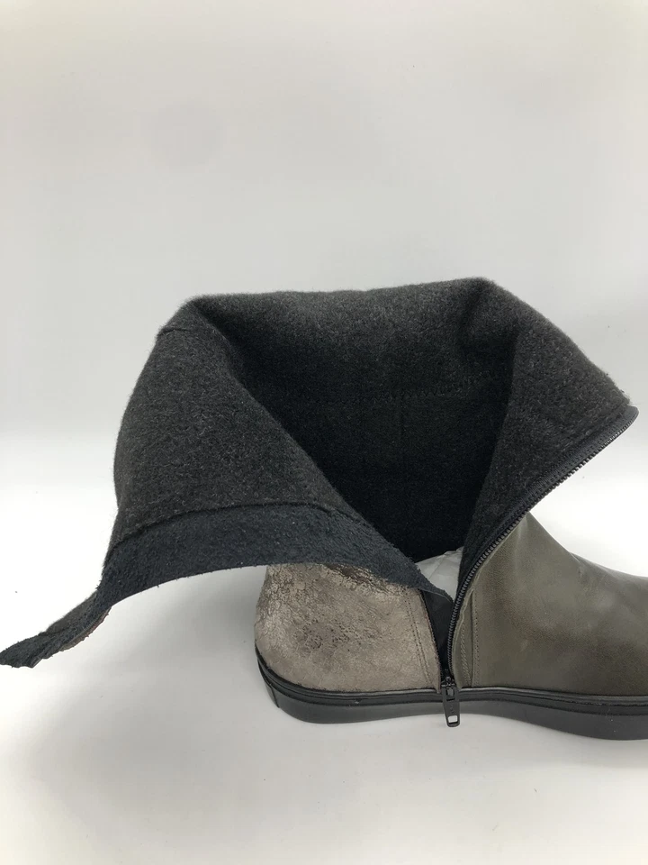 Botas femininas Otto Kern, botas, couro, forrado, marrom cinza, EUR 36 - Imagem 4 de 4