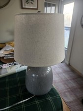 Assembled Ceramic Table Lamp Gray - Threshold