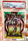 🔥2024 Panini Select Concourse Jayden Daniels #26 Green ⚡️Yellow Shock PRIZM (R)