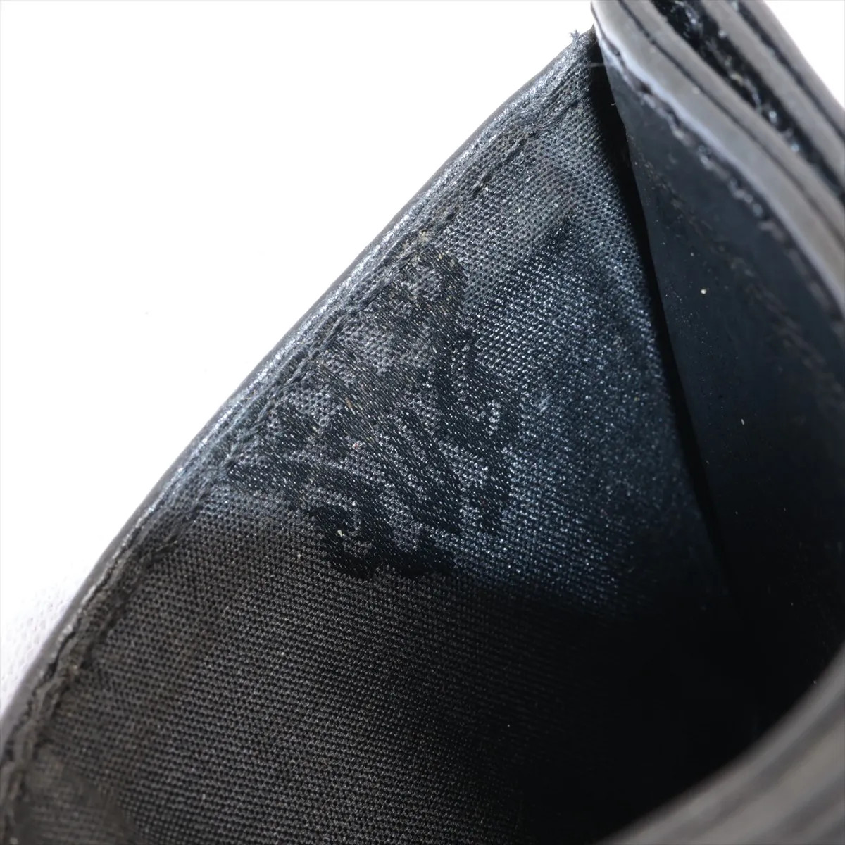 Chrome Hearts Card Case Leather Black × Silver Jotter thumbnail 6