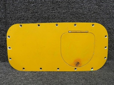 35-115028-21 Beechcraft A35 Wing Fuel Door Assembly RH (Worn Holes)