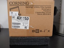 12 Box CORNING 431153 0.22 µm 150mL Vacuum Filter Storage Bottle System