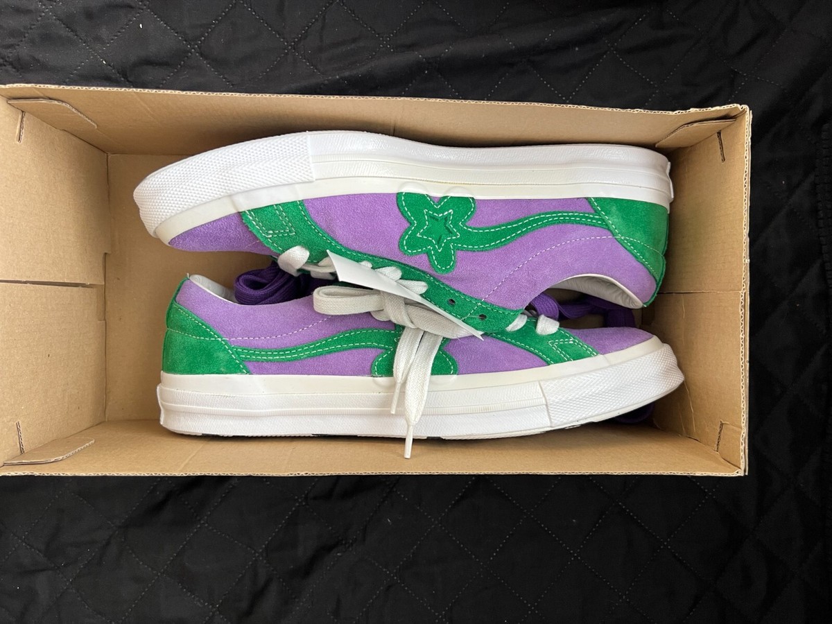 Converse Golf Le Fleur x OneStar OX Purple Heart Jolly Green Mens 7.5 Womens 9.5 Converse Golf Le Fleur - Purple Heart Jolly Green - US 10.5  main image 2