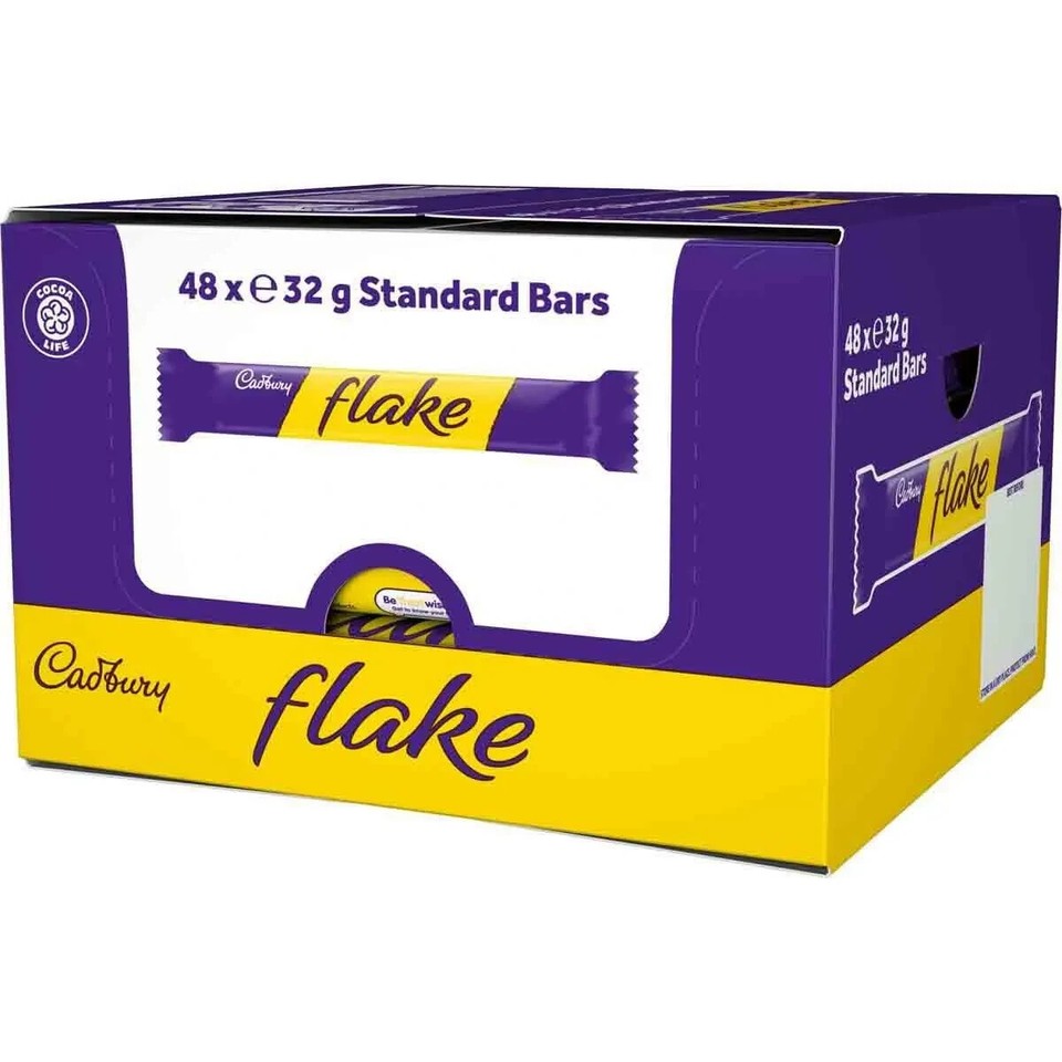 Flake Box Cadbury Flake Chocolate Bars 32g (Box of 48) | eBay UK