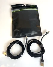 QGeeM Deluxe Computer Cable USB  To Type C Adapter cable 6 ft 2-pack