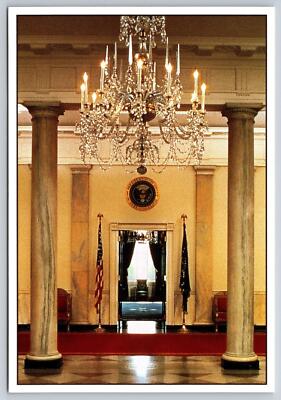 The Entrance Hall White House Postcard UNPOSTED